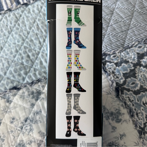 Hasbro Men's Fun Game Socks Set - Picture 2 of 5
